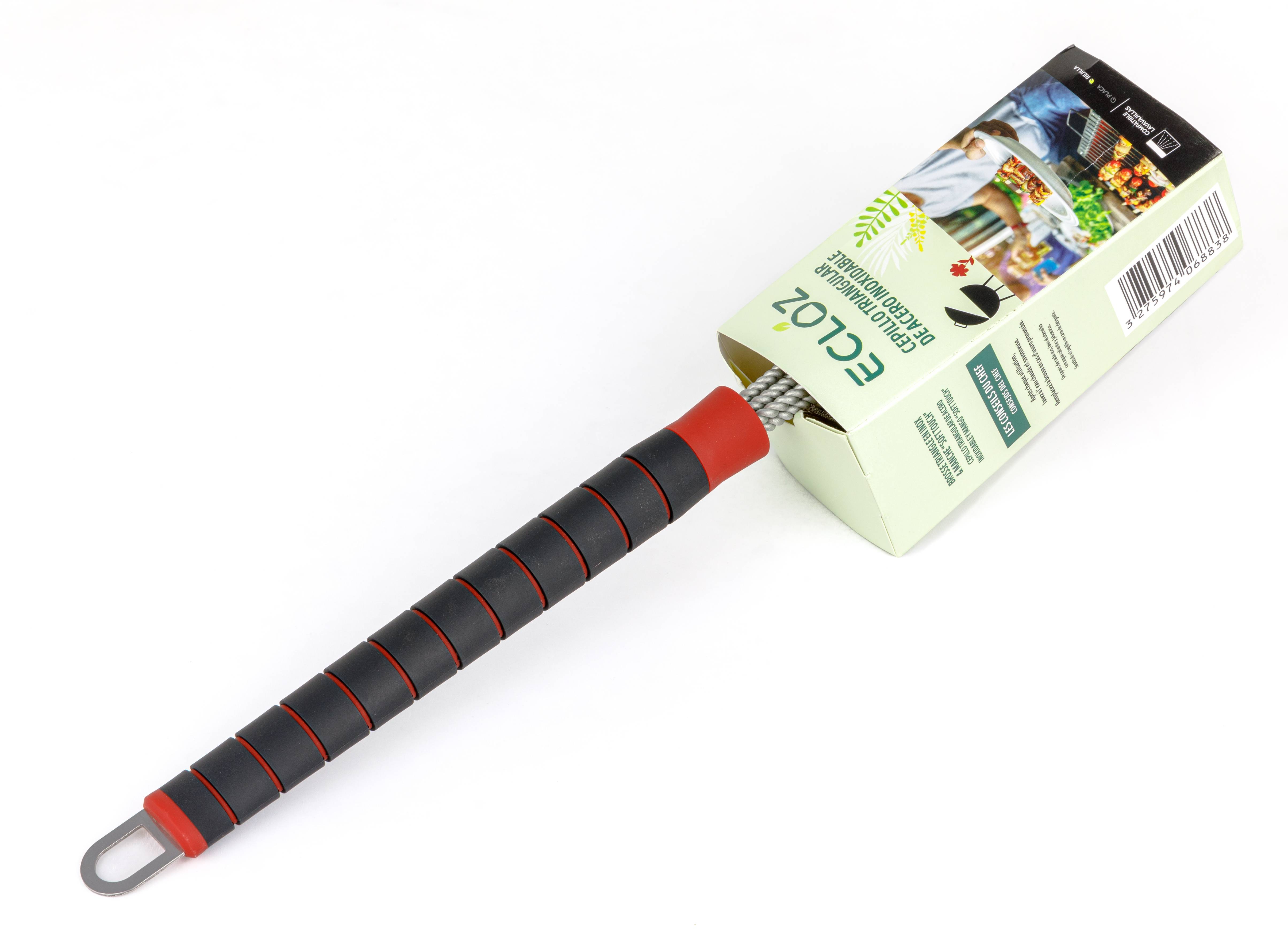Ecloz - Brosse Triangle 44,5 cm acier inoxydable manche soft touch - Image 2
