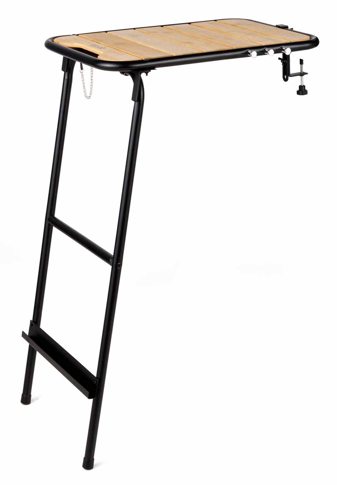 Ecloz - Tablette d'appoint barbecue universelle bois métal ECLOZ - Image 1