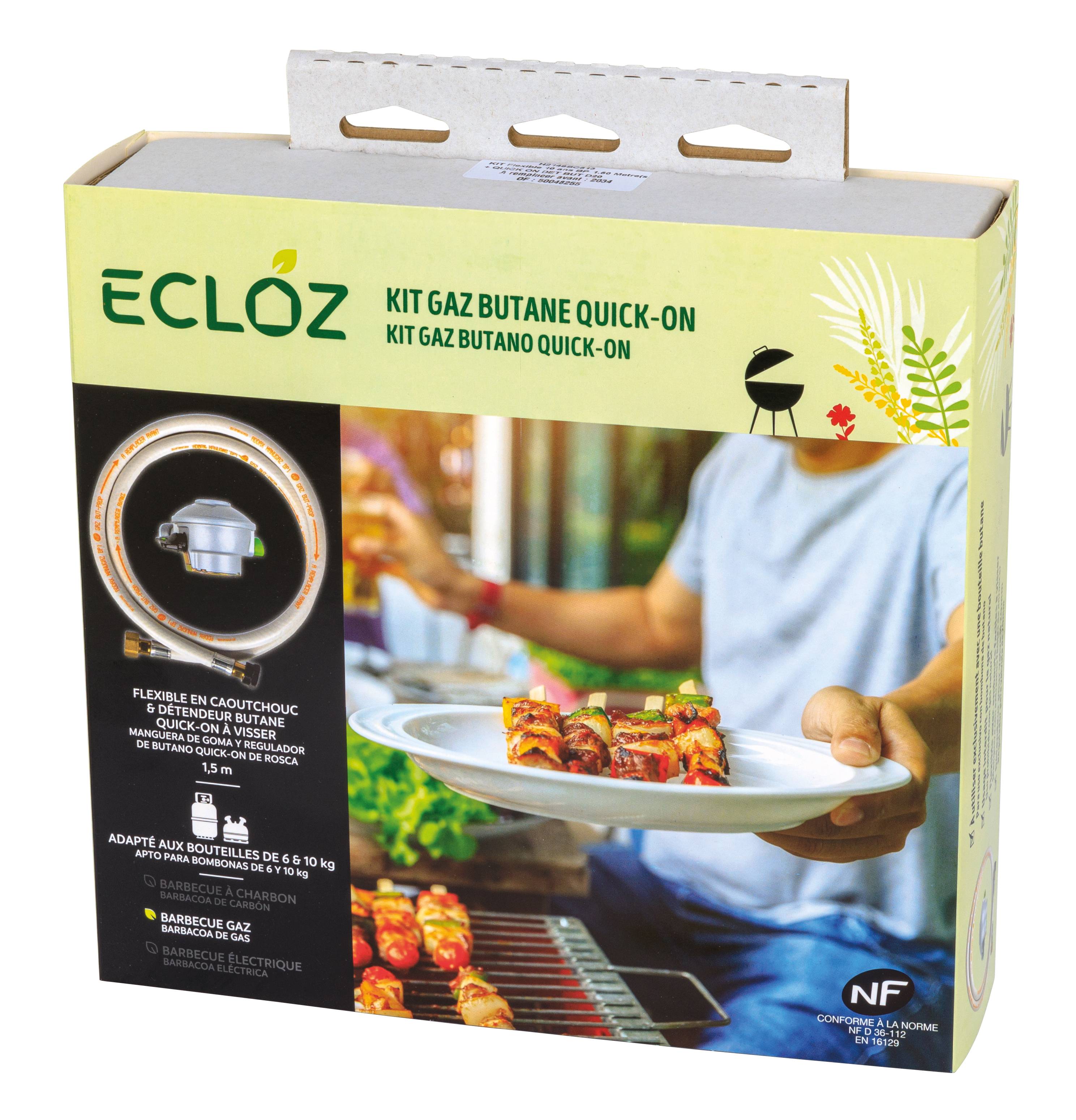 Ecloz - Kit butane flexible embouts à visser LG 1M50 Ø 20 - 28 mb 1.3 kg – ECLOZ