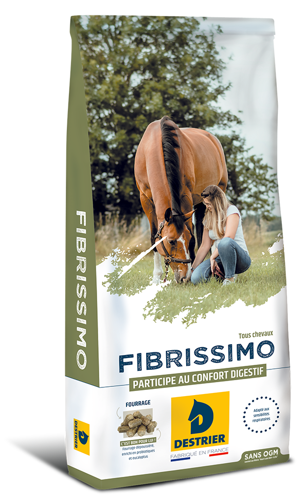 Destrier - Fourrage pour Chevaux et Poneys adultes FIBRISSIMO 20 kg - Destrier - Image 1
