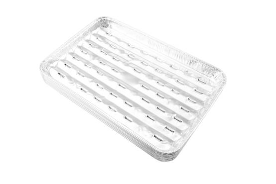 Ecloz - Set barquettes alu perforées grand modèle x10 - ECLOZ