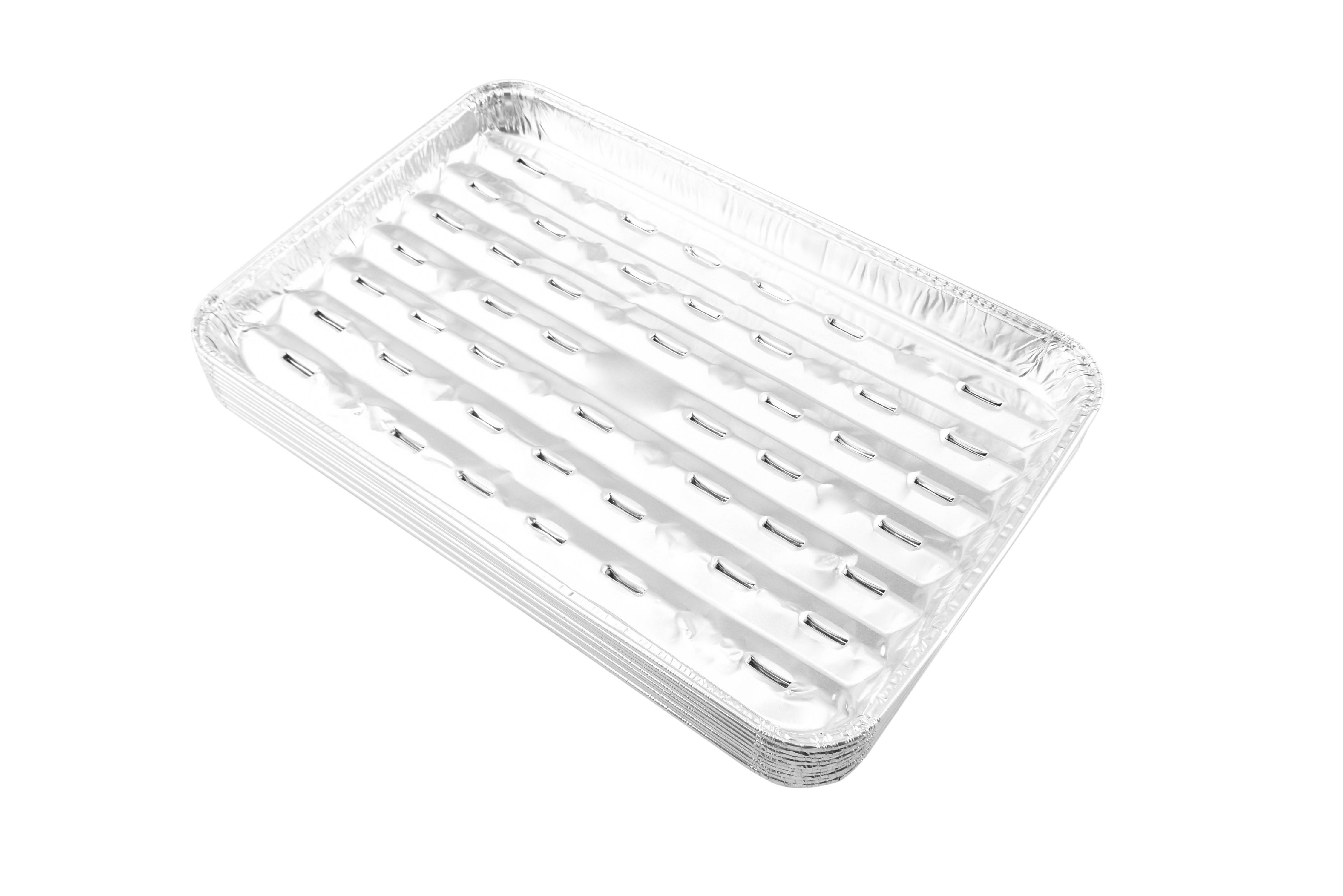 Ecloz - Set barquettes alu perforées grand modèle x10 - ECLOZ