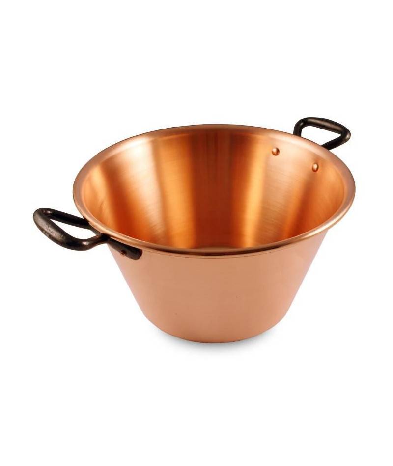 Baumalu - Bassine à gelée cuivre Ø26,5 cm ép. 1,2 mm 4 L –  Cuivre de France