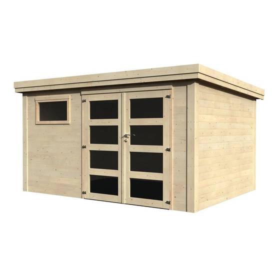 Decor et Jardin - Abri de jardin bois toit plat 12m² Paolo Décor et Jardin - Image 5