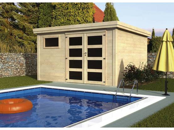 Decor et Jardin - Abri de jardin bois toit plat 12m² Paolo Décor et Jardin - Image 4