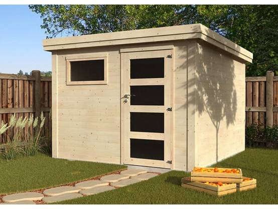 Decor et Jardin - Abri de Jardin bois toit plat 9m² Paco Décor et Jardin - Image 3