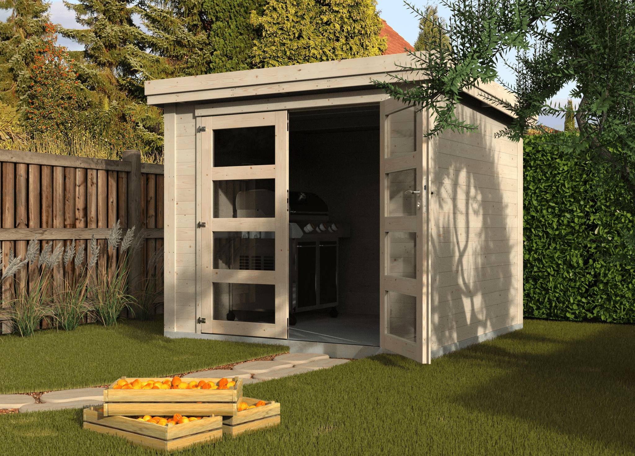Decor et Jardin - Abri de jardin bois toit plat 6m² Pico Décor et Jardin - Image 6