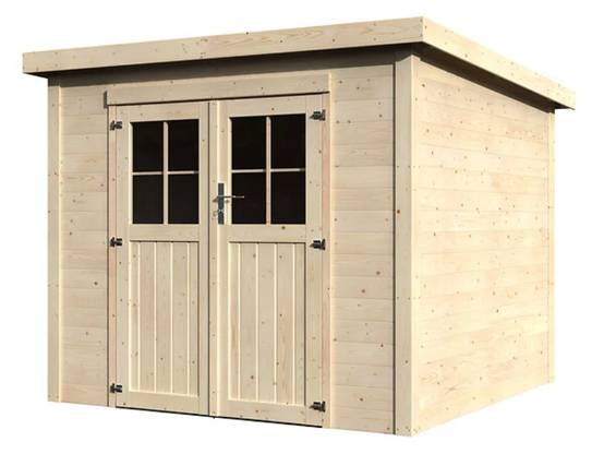 Decor et Jardin - Abri de Jardin bois toit plat 5m² Talion Décor et Jardin - Image 1