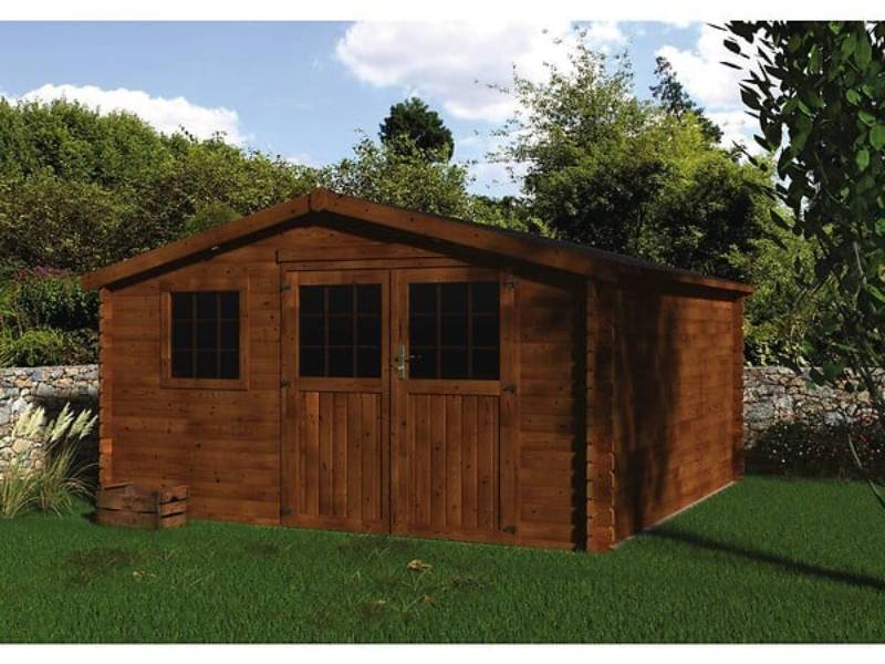 Decor et Jardin - Abri de Jardin Bois 15,85m² Ep.34mm - VALLAURIS