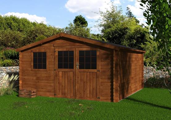 Decor et Jardin - Abri de Jardin Bois 15,85m² Ep.34mm - VALLAURIS - Image 4