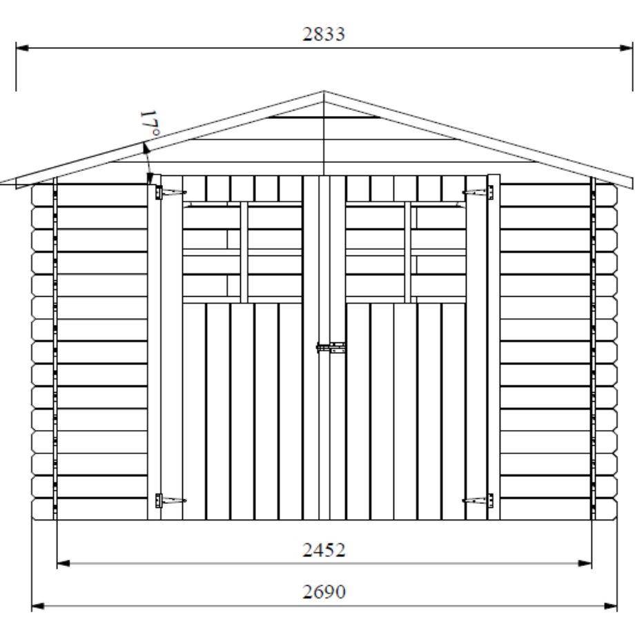 Decor et Jardin - Abri de Jardin Bois 7,75m² Ep.19mm MIRAMA - DECOR ET JARDIN - Image 3