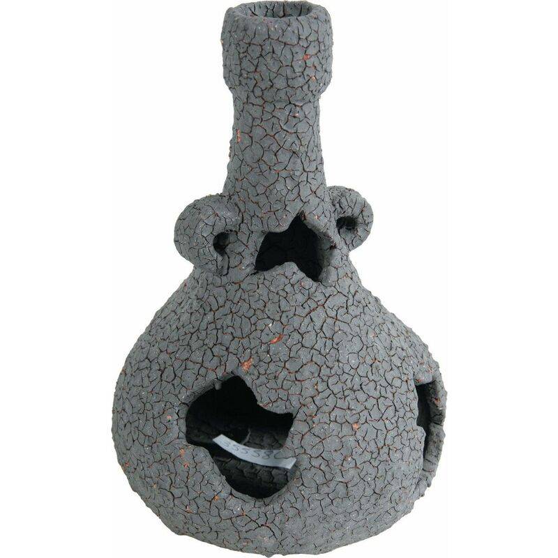 Zolux - Decor bouteille Christophe Colomb céramique pour aquarium - ZOLUX