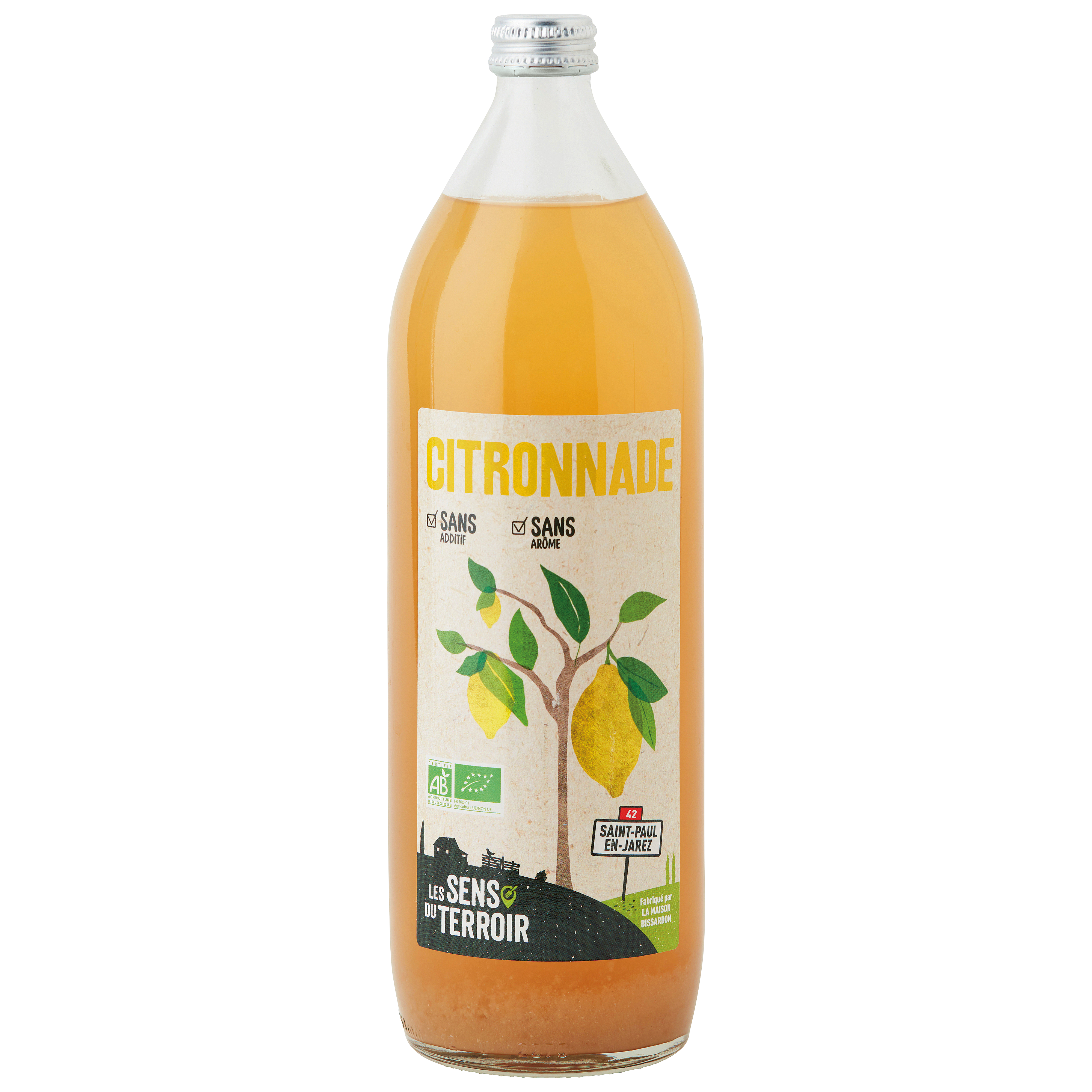 Les Sens du Terroir - Citronnade BIO 1 L - Les Sens du Terroir - Image 1