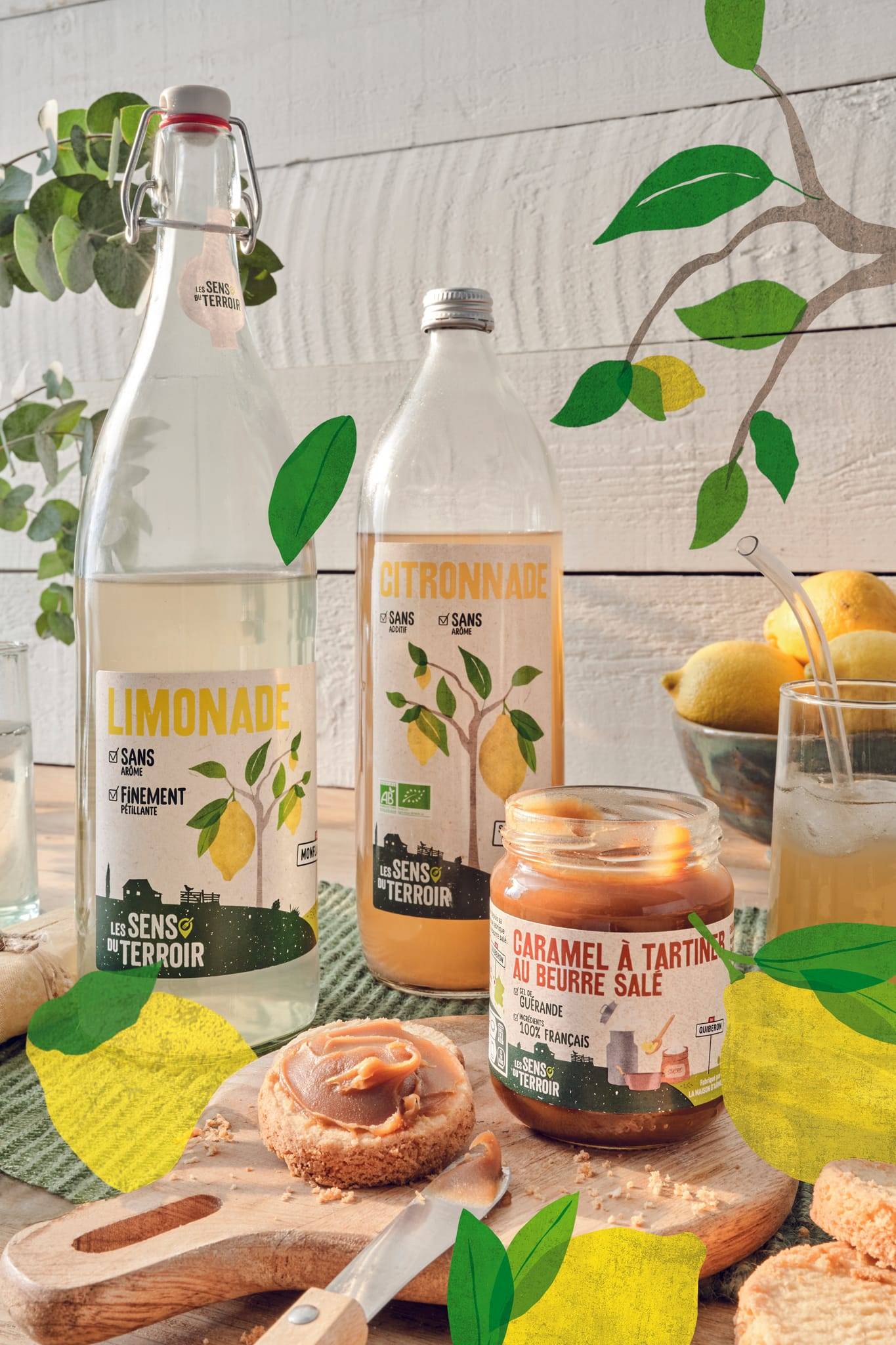 Les Sens du Terroir - Limonade citron BIO 1 L - Les Sens du Terroir - Image 2
