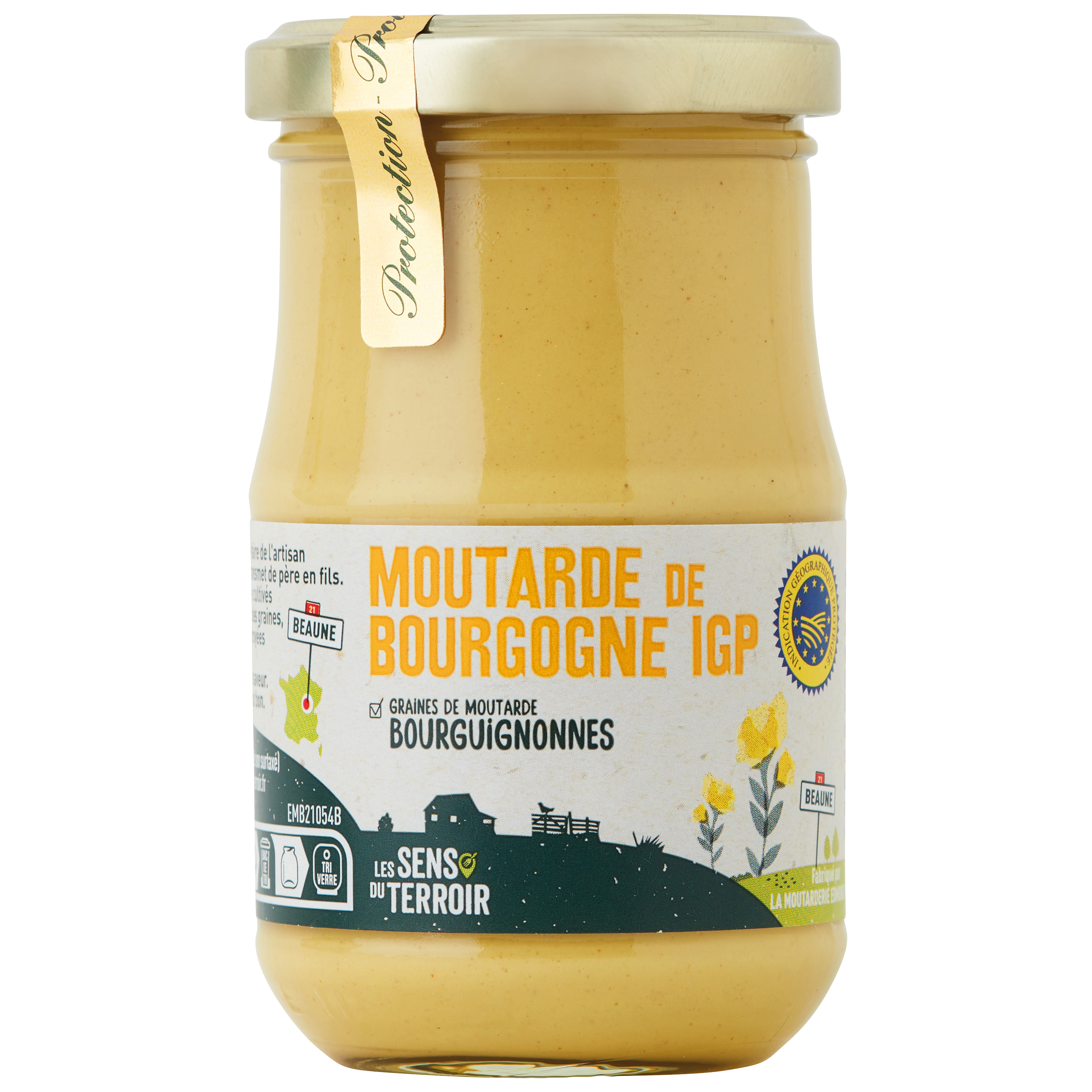 Les Sens du Terroir - Moutarde de Bourgogne IGP 210 g - Les Sens du Terroir - Image 1