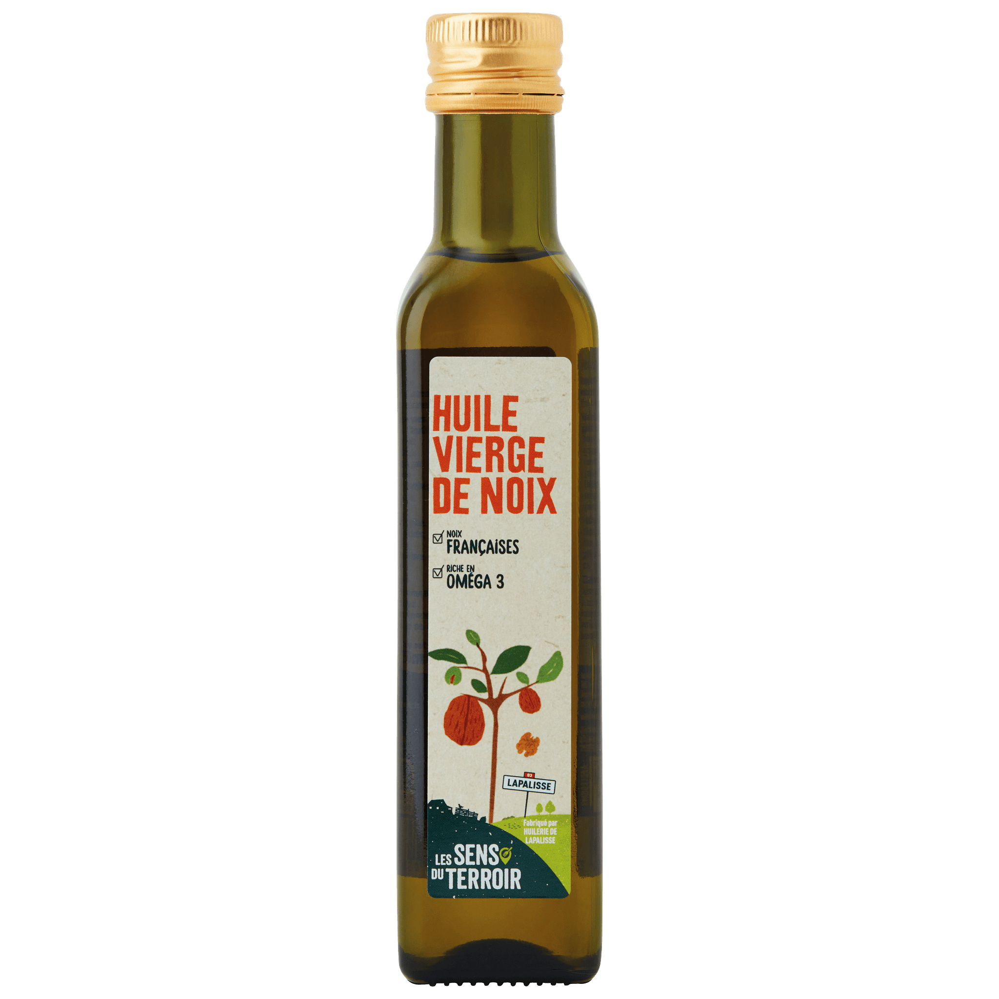 Les Sens du Terroir - Huile de noix 25 cl - Les Sens du Terroir