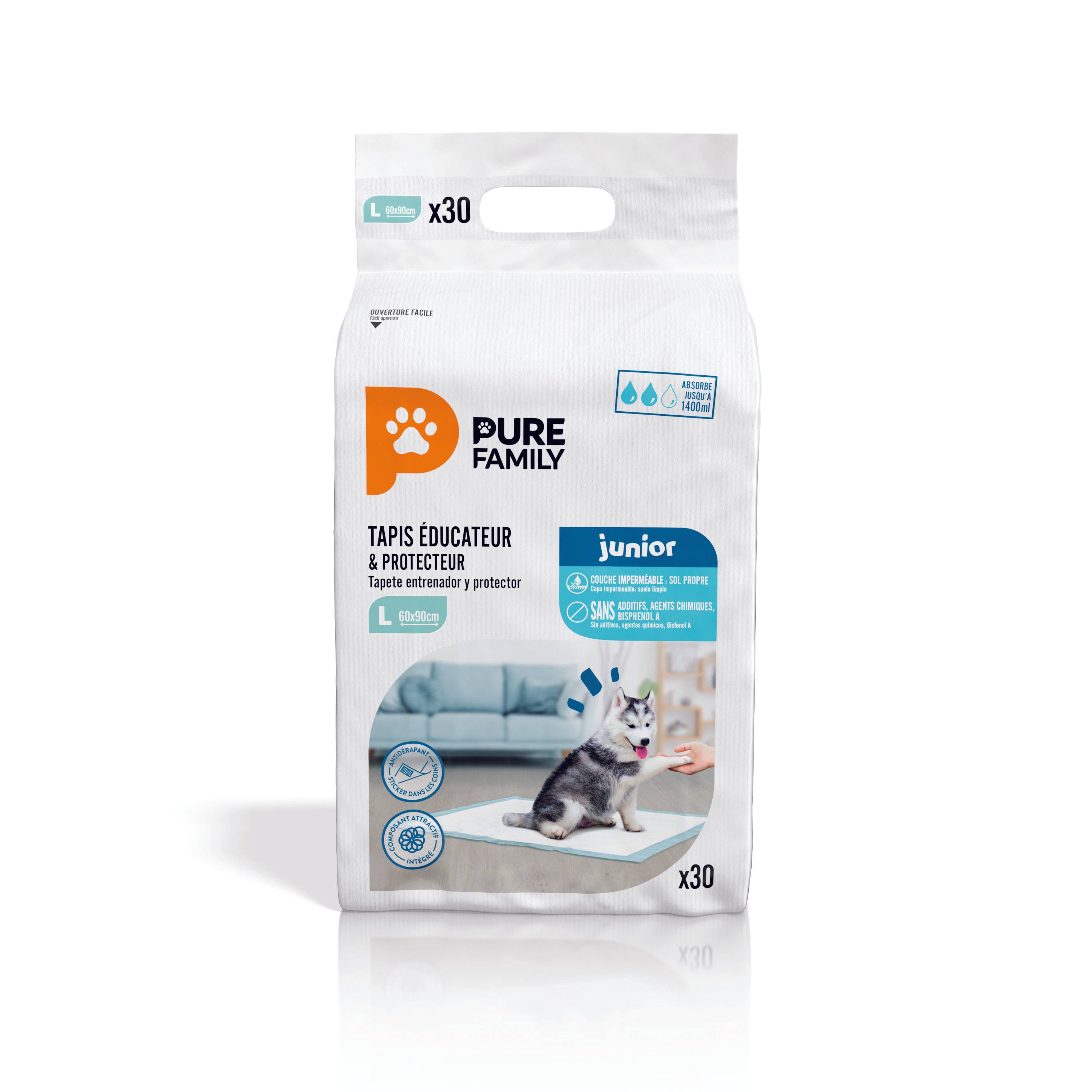 Pure Family - Tapis Educateur et Protecteur Taille L x 30 - Pure Family