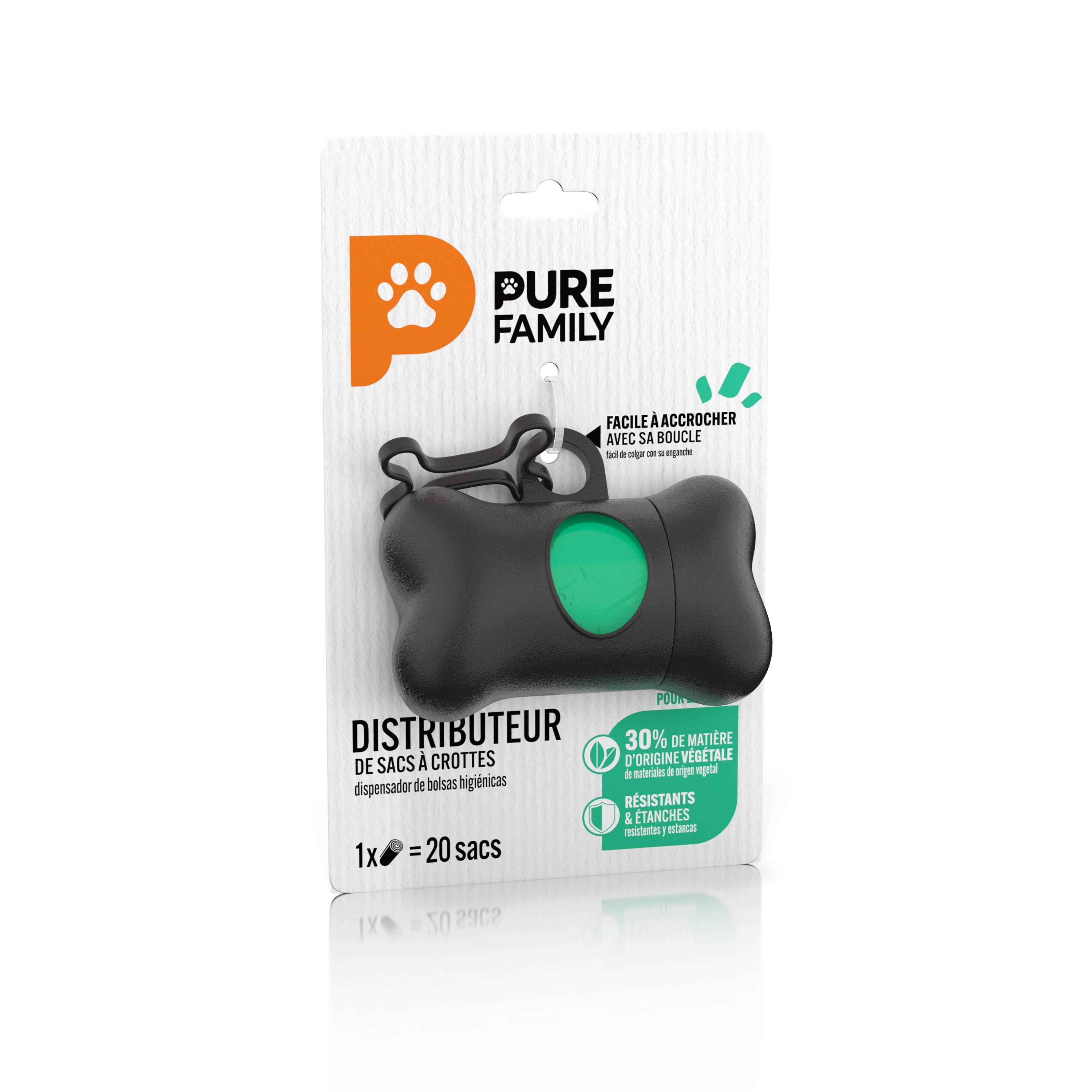 Pure Family - Distributeur de sacs à crottes en forme d'os - PURE FAMILY - Image 3