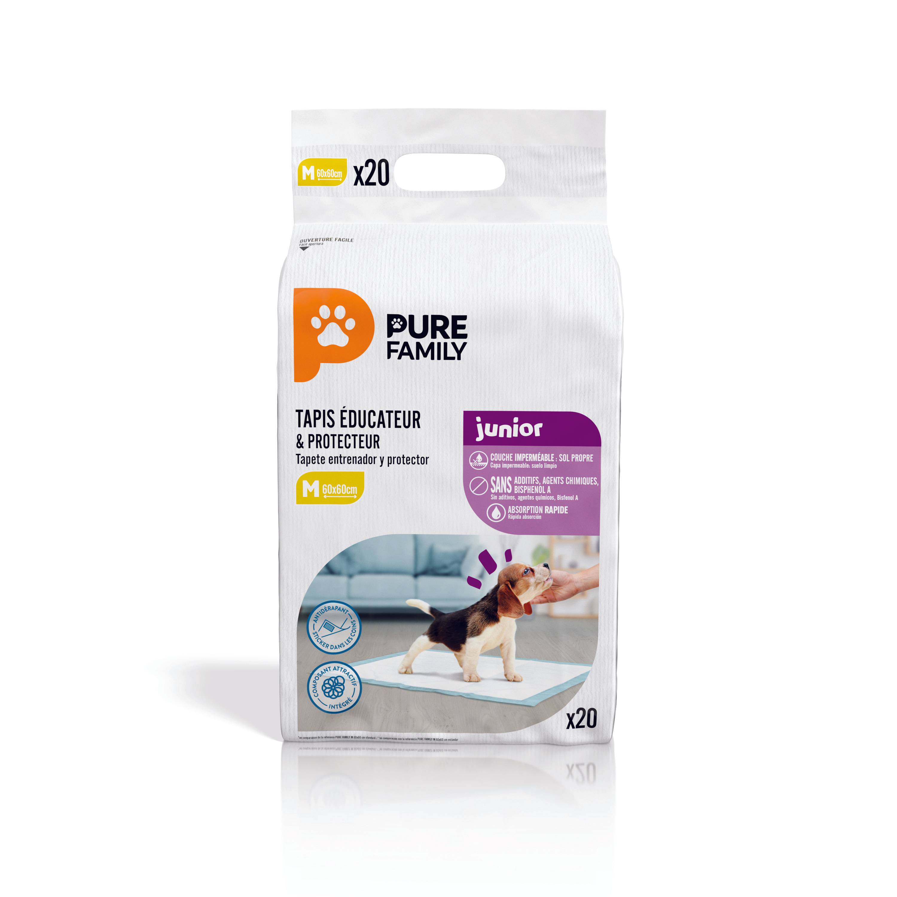 Pure Family - Tapis Educateur Absorbant + x 20 - Pure Family - Image 2