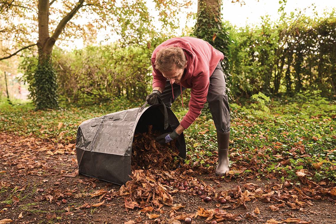 Ecloz - Sac de jardin pelle 150 L, ouverture Ø 55 x L 75 cm - ECLOZ - Image 8