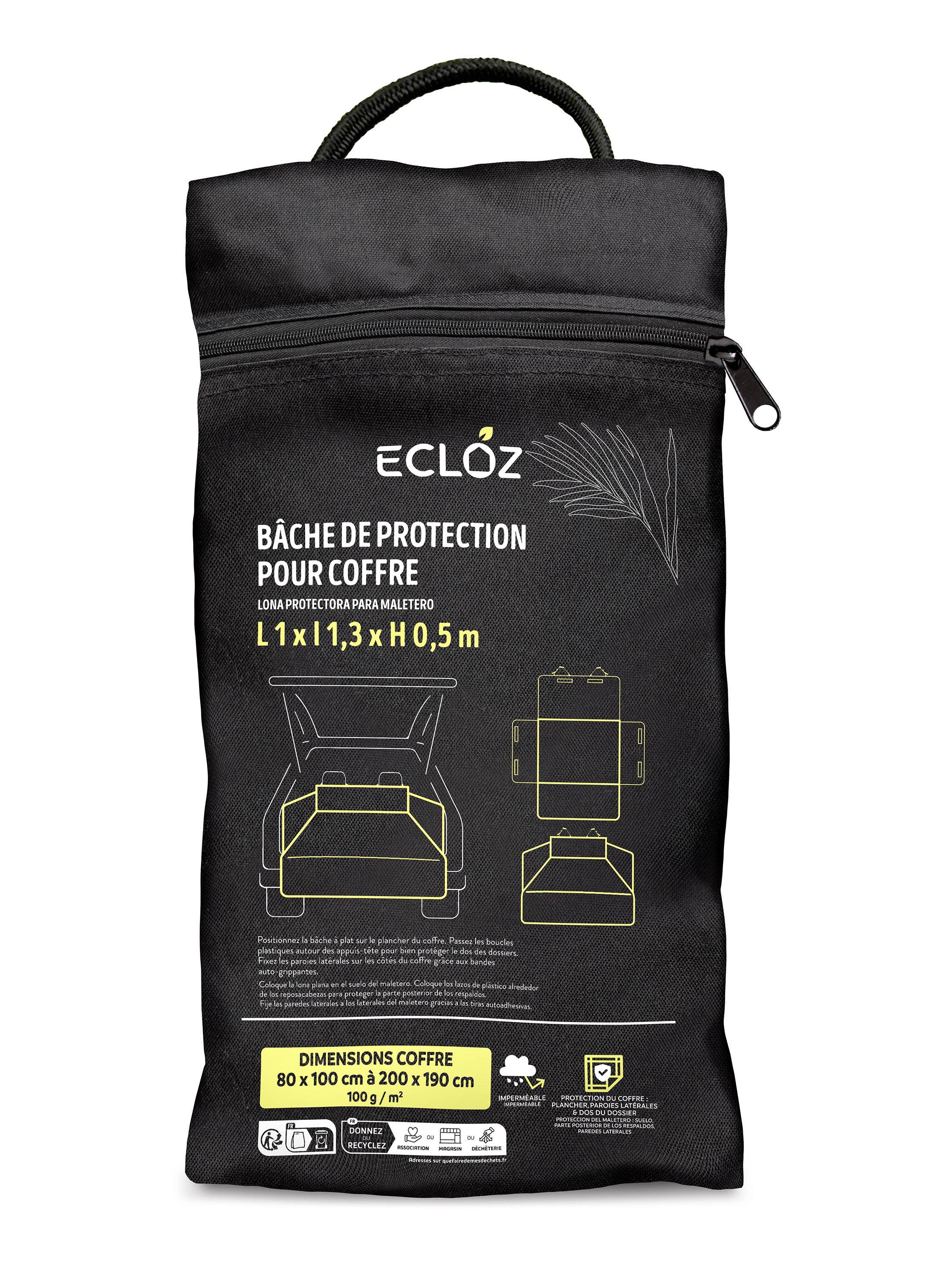 Ecloz - Bâche de coffre polyester 1 x 1,3 x 0,9 m - Ecloz