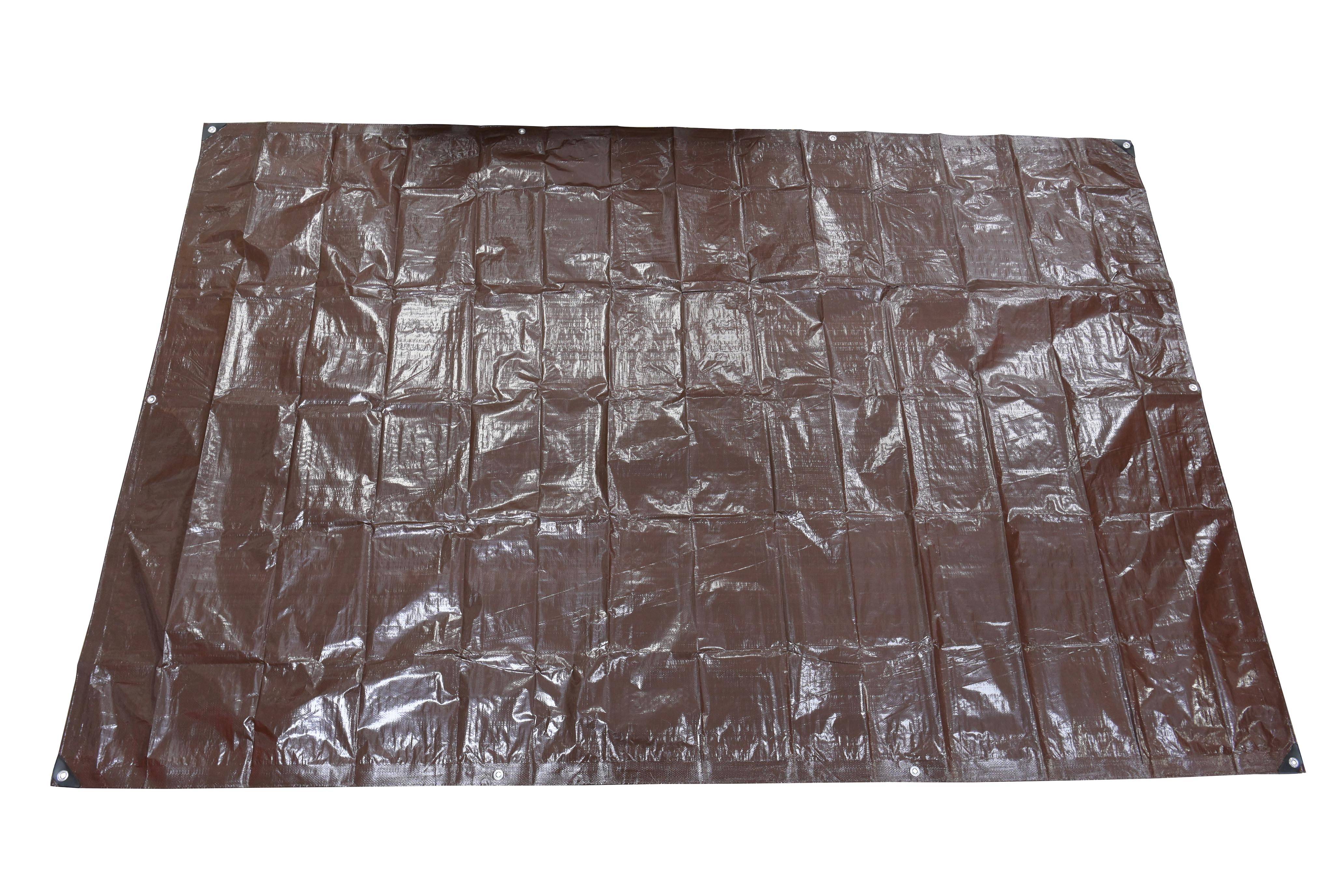 Ecloz - Bâche extérieure polyester Marron 2 x 3 m - Ecloz - Image 2