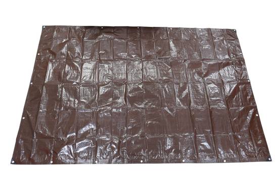 Ecloz - Bâche extérieure polyester Marron 6 x 4 m - Ecloz - Image 1