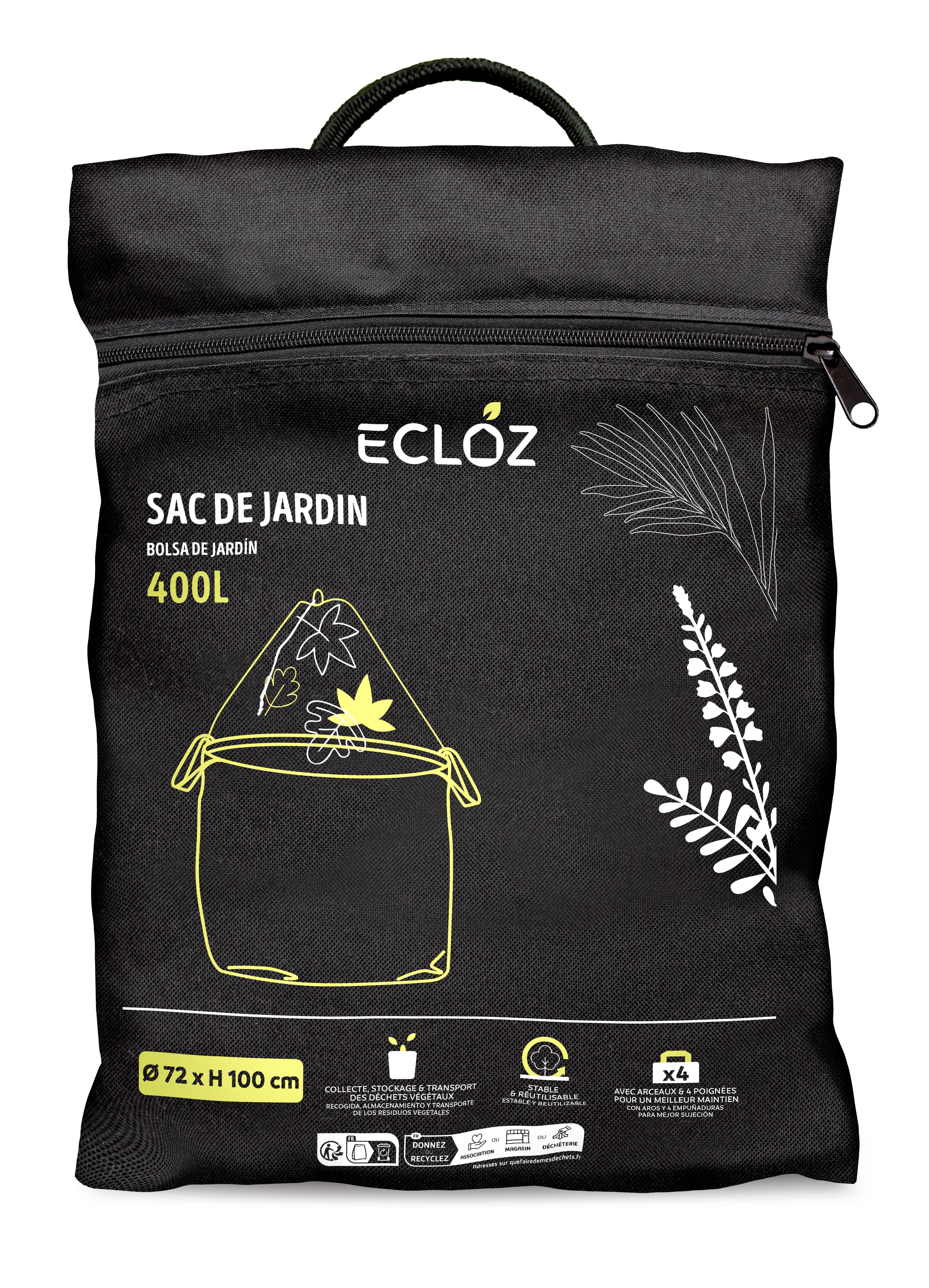 Ecloz - Sac de jardin 400 L, Ø 72 x H 100 cm - ECLOZ - Image 4