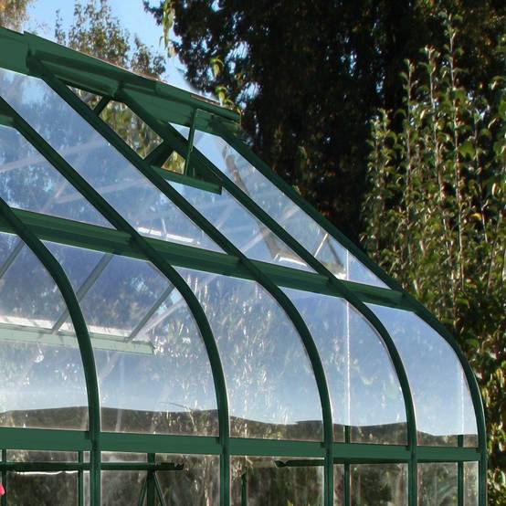 Halls - Serre de jardin Supreme verre trempé 5 m² vert - Halls - Image 6