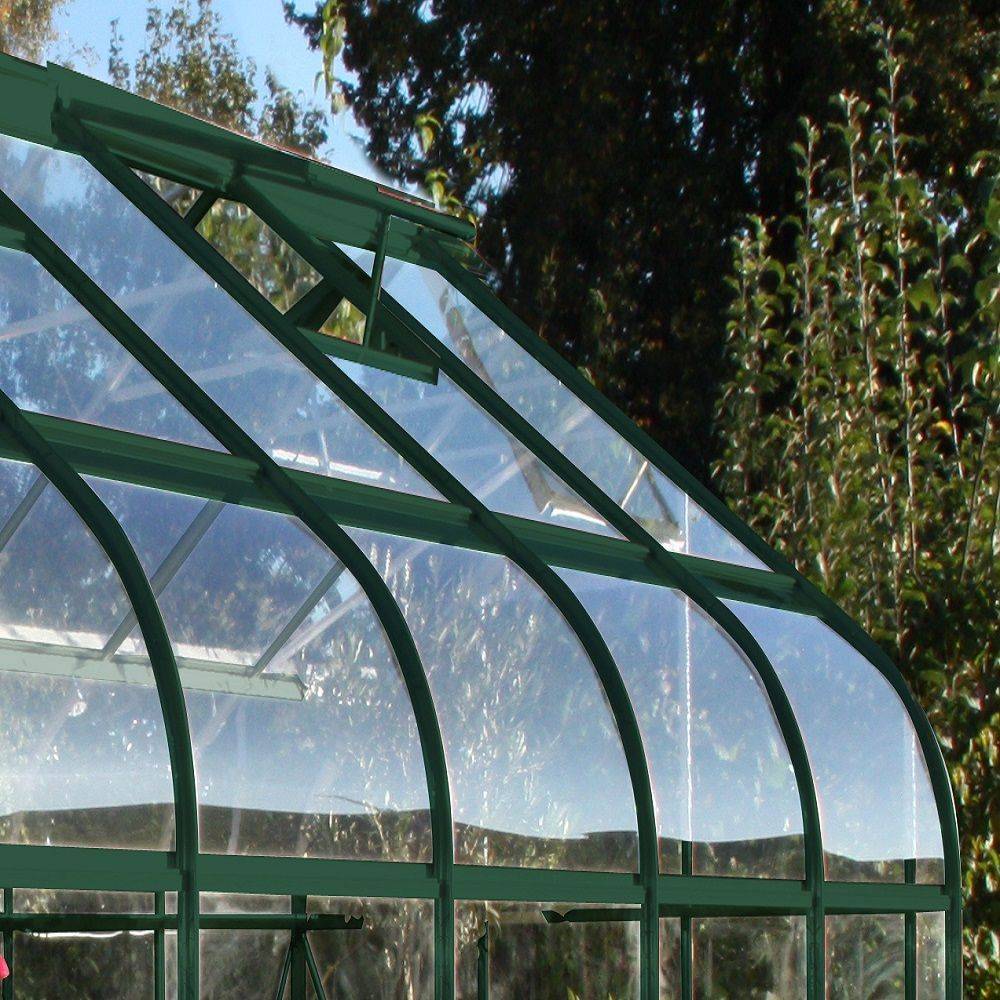 Halls - Serre de jardin Supreme verre trempé 5 m² vert - Halls - Image 6