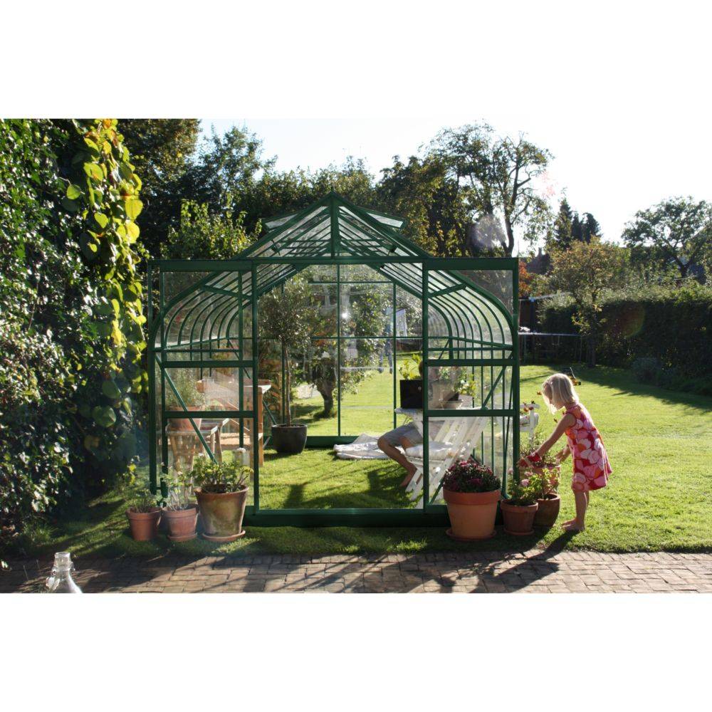 Halls - Serre de jardin Supreme verre trempé 11,4 m² + embase - Halls - Image 22