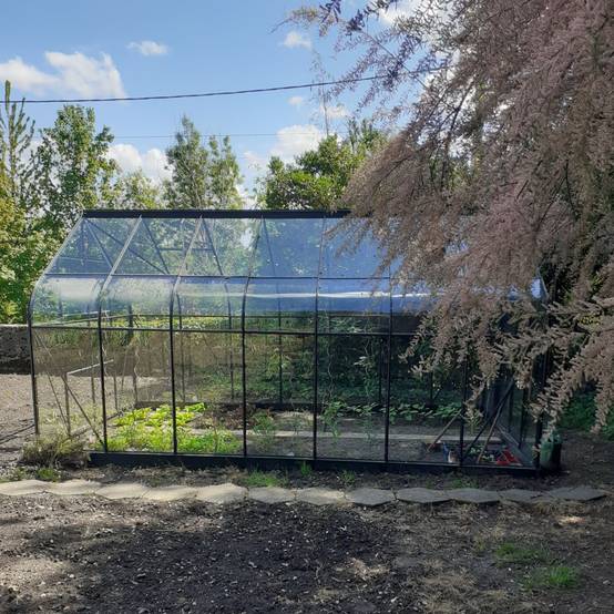 Halls - Serre de jardin Supreme verre trempé 11,4 m² + embase - Halls - Image 2