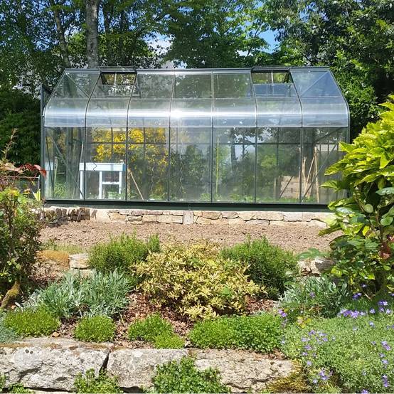 Halls - Serre de jardin Supreme verre trempé 11,4 m² + embase - Halls - Image 24