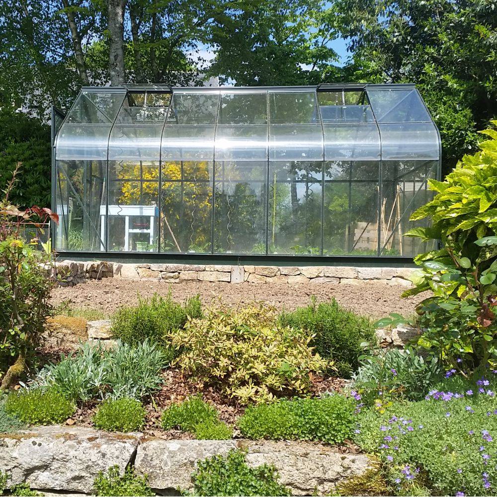 Halls - Serre de jardin Supreme verre trempé 11,4 m² + embase - Halls - Image 24