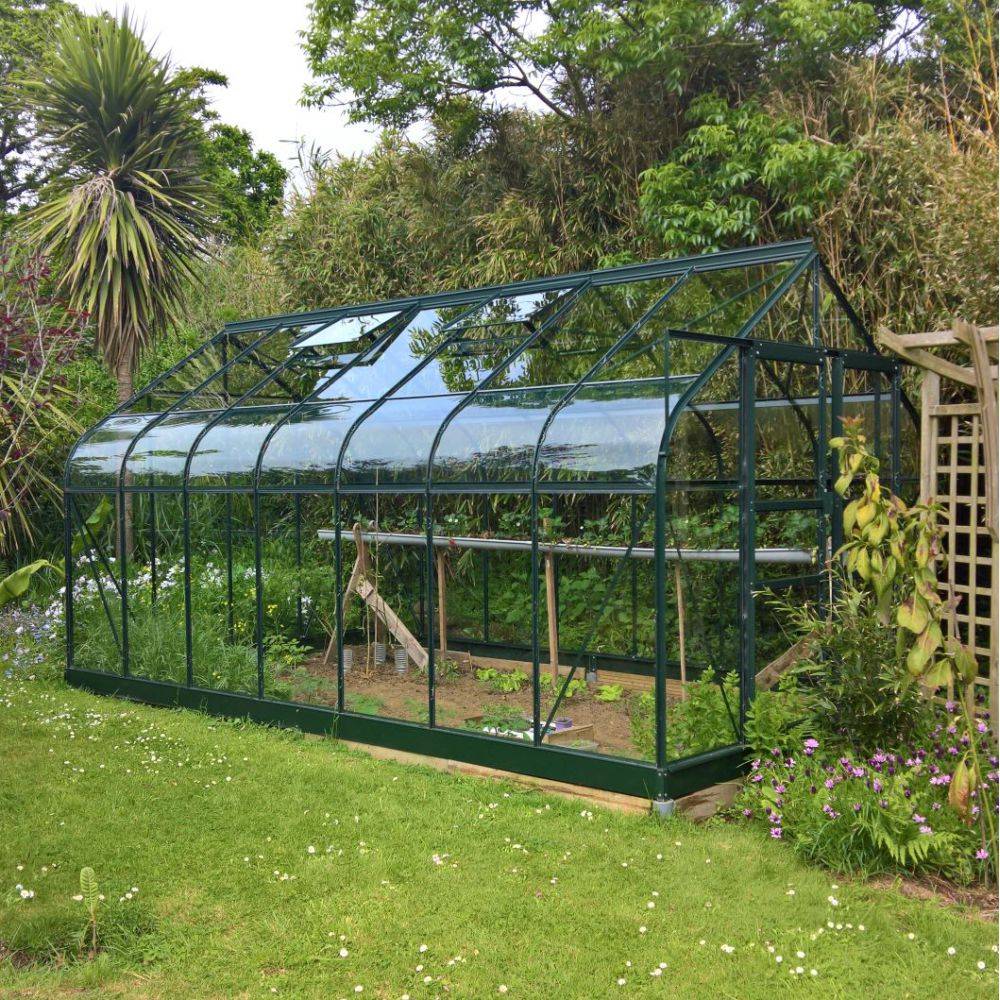 Halls - Serre de jardin Supreme verre trempé 11,4 m² + embase - Halls - Image 17