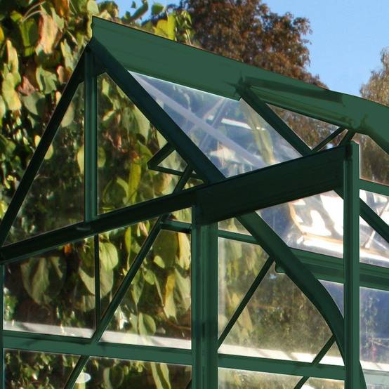 Halls - Serre de jardin Supreme verre trempé 11,4 m² + embase - Halls - Image 23