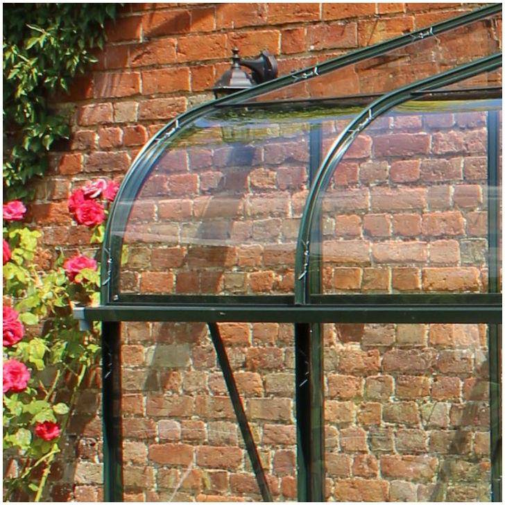 Halls - Serre adossée en verre trempé Silverline vert 5 m² - Halls - Image 9