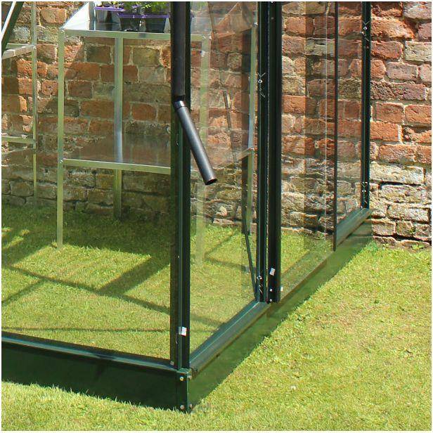 Halls - Serre adossée en verre trempé Silverline vert 5 m² - Halls - Image 7