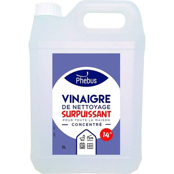 Vinaigre ménager surpuissant multi-matériaux blanc L.8.0 cm l.5.0 cm H.7.5 cm - Phebus - Image 1