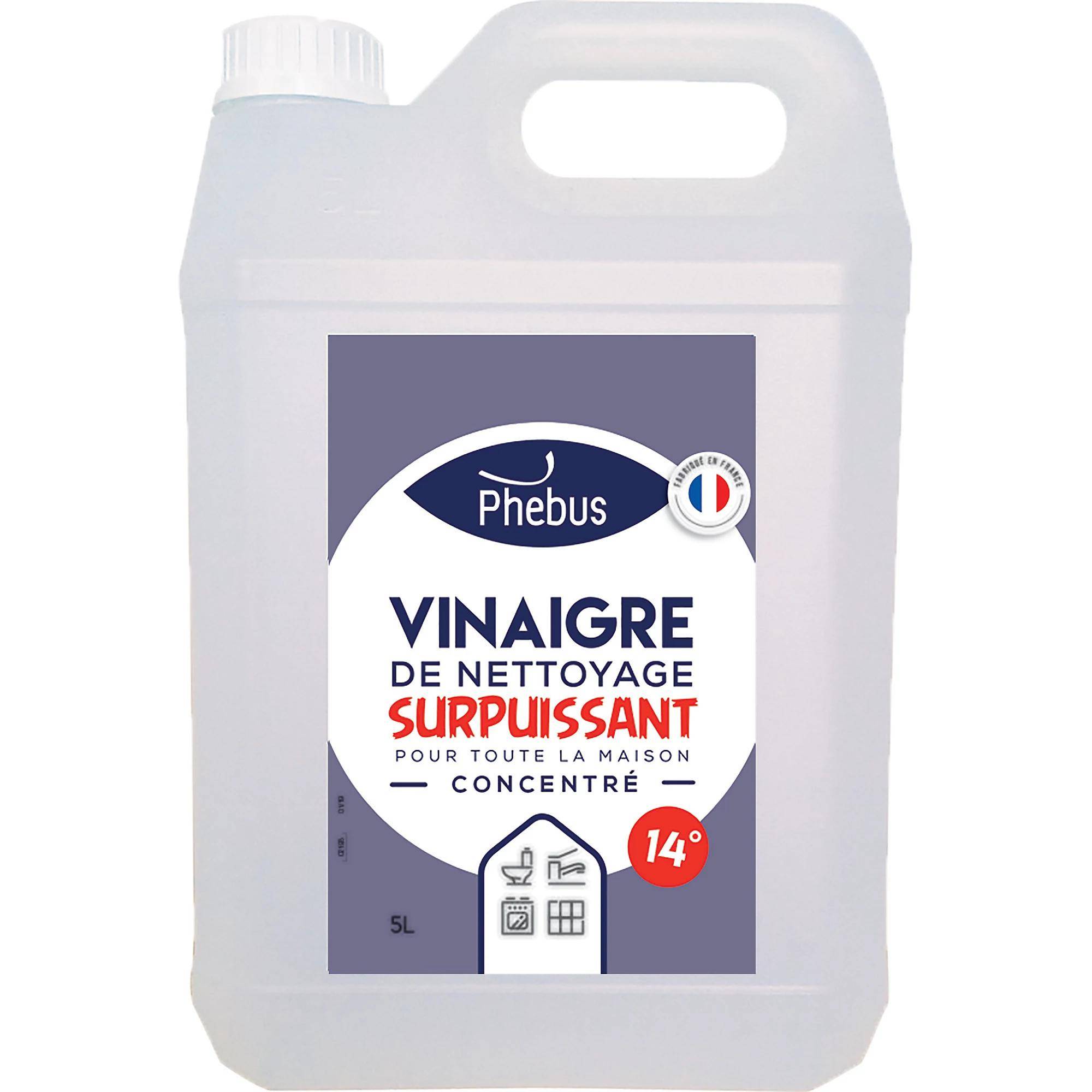Vinaigre ménager surpuissant multi-matériaux blanc L.8.0 cm l.5.0 cm H.7.5 cm - Phebus - Image 3