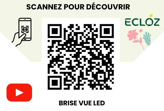 Ecloz - Brise vue avec LEDs intégrées - ECLOZ - Image 2