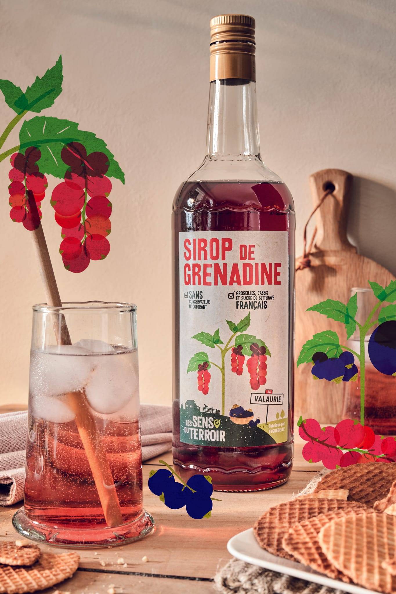 Les Sens du Terroir - Sirop de grenadine 1 L - Les Sens du Terroir - Image 2
