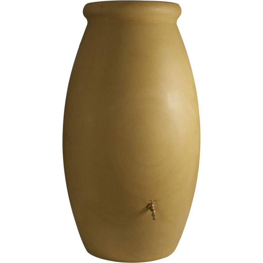 Belli - Récupérateur d'eau de pluie 500L robinet et collecteur inclus jarre PVC beige – BELLI - Image 3