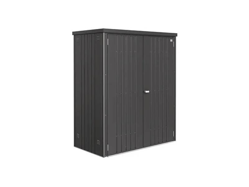 Armoire de jardin métal L155 H182,5 cm Biohort gris foncé - Image 2