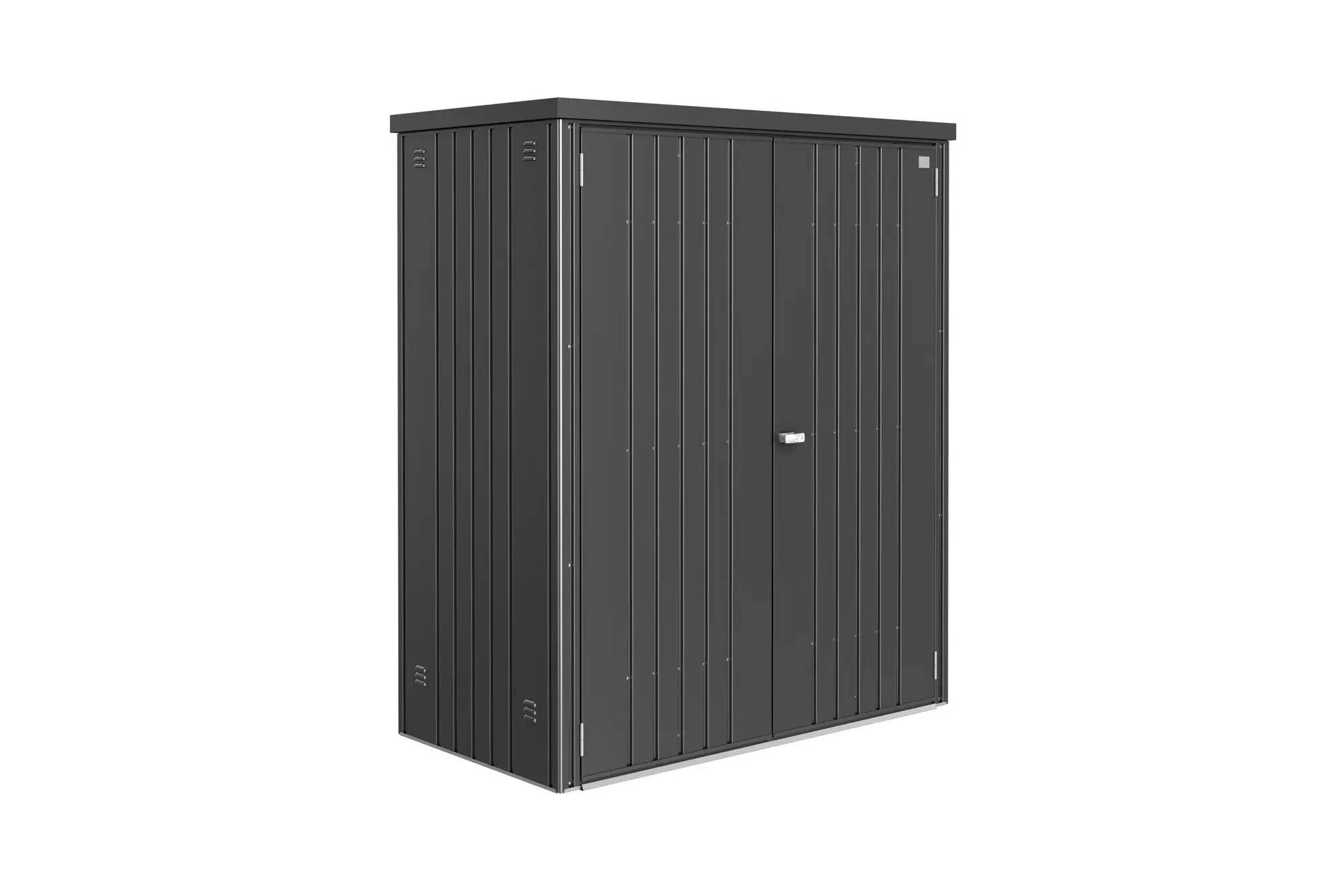 Armoire de jardin métal L155 H182,5 cm Biohort gris foncé - Image 3