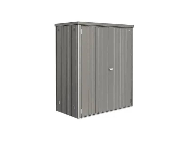 Armoire de jardin métal L155 H182,5 cm Biohort gris - Image 6