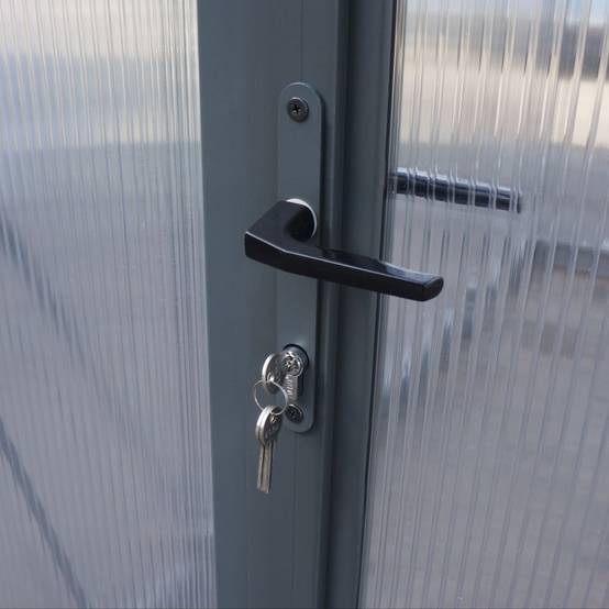 Canopia by Palram - Serre de jardin Polycarbonate Anthracite 4,54 m² – PALRAM - Image 6