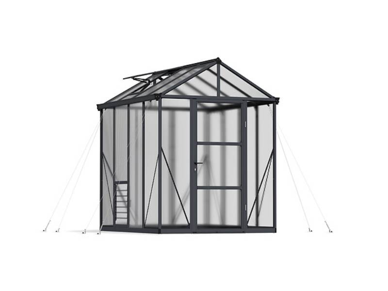 Canopia by Palram - Serre de jardin Polycarbonate Anthracite 4,54 m² – PALRAM - Image 5