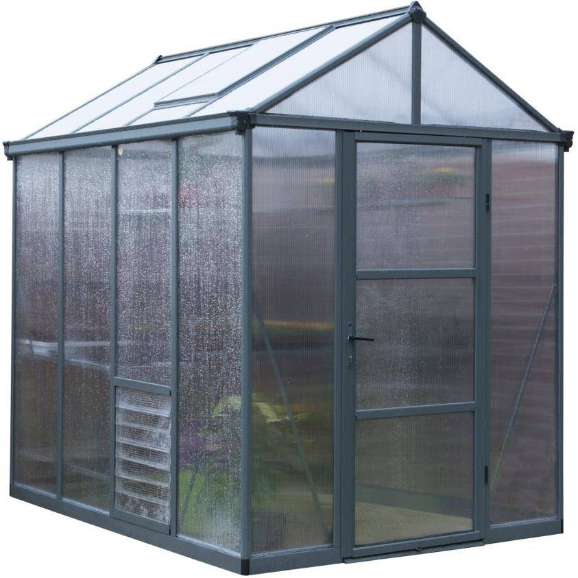 Canopia by Palram - Serre de jardin Polycarbonate Anthracite 4,54 m² – PALRAM - Image 11