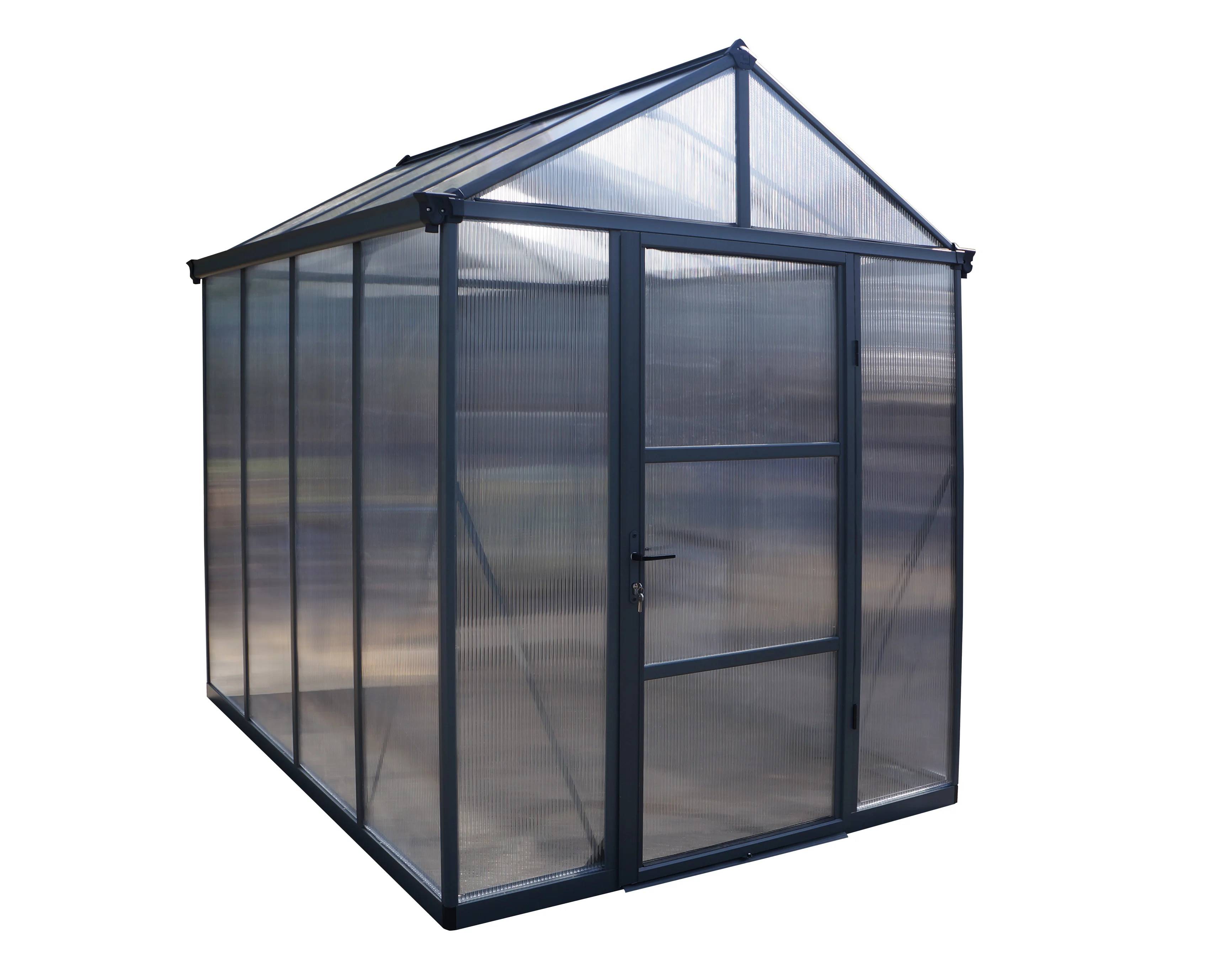 Canopia by Palram - Serre de jardin Polycarbonate Anthracite 4,54 m² – PALRAM - Image 14